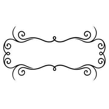 Decorative-scroll borders perfect for elegant designs, prints, and digital artwork.