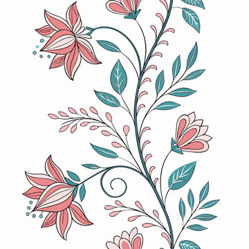 Floral-border-elements  borders perfect for elegant designs, prints, and digital artwork.