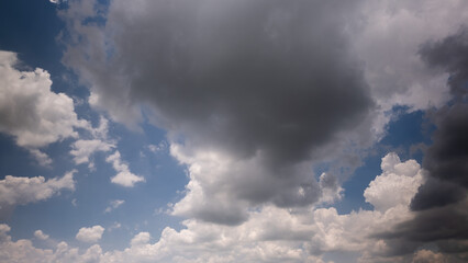 Wall Mural - dark sky with stormy clouds. dramatic sky rain,dark clouds before a thunder-storm,clouds before rain