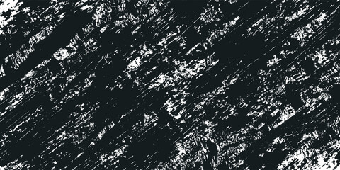 Wall Mural - Grunge white lines and dots on a black background - Vector illustration