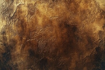 Leinwandbilder - Dark gold textured background, resembling aged metal or stone with rough surface and deep shadows.