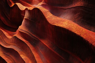 Poster - Intricate sandstone formations, sculpted by time and erosion, display vibrant hues of orange and red.