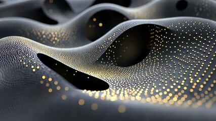 Fototapete - Mesmerizing patterns dance in a textured landscape of light and shadows creating a digital dreamscape Generative AI