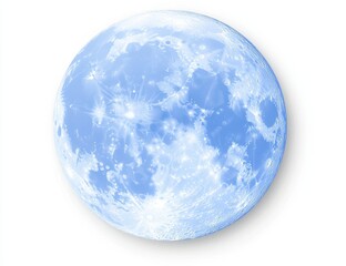 Wall Mural - Blue moon, full, celestial