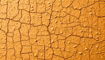 Poster - Close-up of a cracked wall featuring a small crack in the corkwood bark rough texture