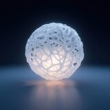 Glowing abstract sphere object