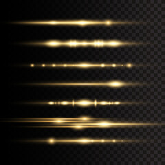 Poster - png glowing effect with motion trail spark light bright swirl abstract illustration gold shine magic