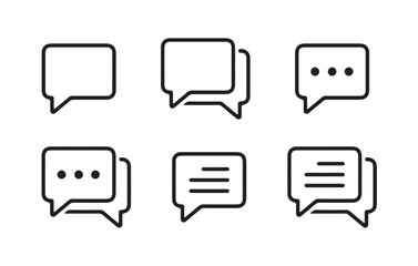 Poster - Text Message Icon. Chat speech bubble, Social media message. Vector illustration Eps 10