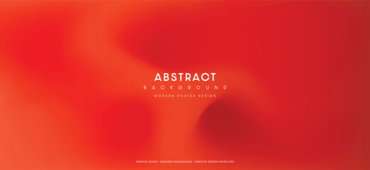 Fototapete - Cherry tomato color abstract gradient blurred background for modern poster, banner, wallpaper design. Vector illustration.