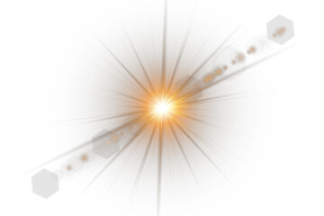 Wall Mural - Light burst shines intensely, radiating luminous star energy. Lens reflection glows softly, perfect for modern web UI. Translucent flare adds smooth glow to elegant designs. Starry flash twinkles 