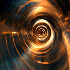 Poster - Whirlwind of Light: A mesmerizing digital creation captures a spiral of light, a vortex of energy. Experience the dance of illumination.