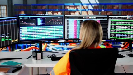 Poster - Warehouse Worker Manager Using Computer
