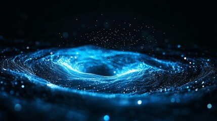 Poster - Stunning 3D Representation of Gravitational Waves in Motion