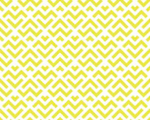 Leinwandbilder - Abstract geometric pattern. A seamless vector background. White and yellow ornament. Graphic modern pattern. Simple lattice graphic design