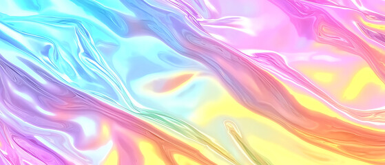 Poster - Vibrant abstract geometric textures digital art colorful background. Fluid motion abstract art digital creation colorful swirls artistic environment vibrant viewpoint.