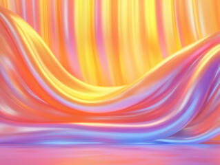 Poster - Vibrant abstract geometric textures digital art colorful background. Fluid motion abstract art digital creation colorful swirls artistic environment vibrant viewpoint.