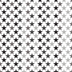 Aufkleber - The stars are arranged in a grid-like formation, with each row offset slightly from the one above it. The stars are all the same size and shape.