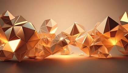 Poster - Dynamic geometric design elements abstract creative showcase digital art modern aesthetic captivating perspective