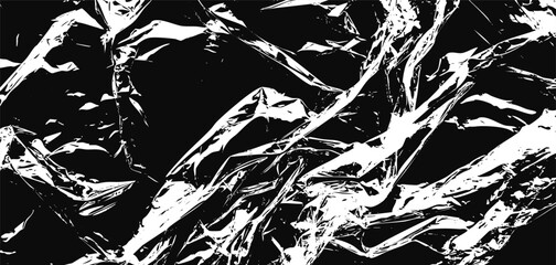 Poster - Plastic overlay texture providing a dynamic surface for creative design and artistic projects