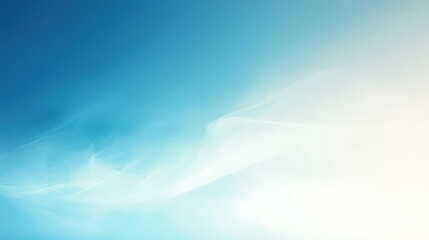 Poster - A gentle blue gradient background fading into soft white, giving an airy and light feel.