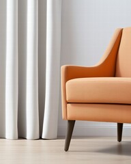 Poster - Comfortable chair set in a room creating a warm and welcoming environment for relaxation