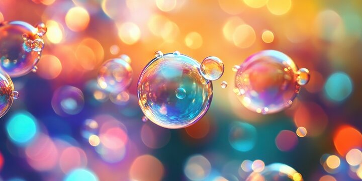 Chroma thread moves with bubble wave's push; background