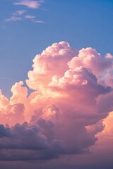 Wall Mural - there is a large cloud that is in the sky above the water
