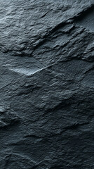 Poster - Dark gray stone texture, rough surface with deep crevices, suggesting strength and resilience, ideal for background or design element