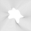 © Iyrin - Square blend line fluid shape. Technology modern design