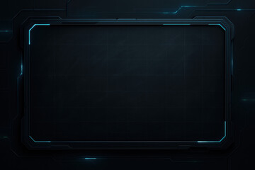 Poster - A sleek futuristic interface embodies innovation and strategy offering a minimalist digital platform that supports efficient business decision-making and growth