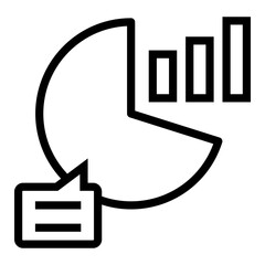 Poster - graph information  vector icon