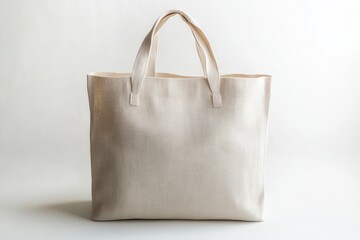 Poster - A tote bag made with canvas material. It is a blank slate and environmentally sustainable option for everyday shopping and use.