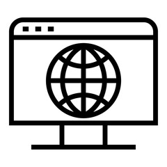Poster - data network  vector icon