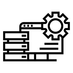 Poster - data  vector icon