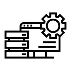 Poster - data  vector icon