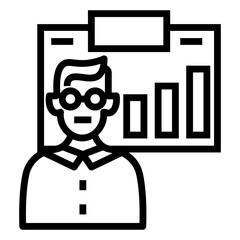 Poster - presentation vector icon