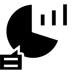 Aufkleber - graph information  vector icon