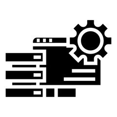 Poster - data  vector icon