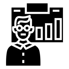 Poster - presentation vector icon
