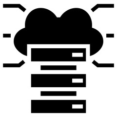 Poster - big data  vector icon