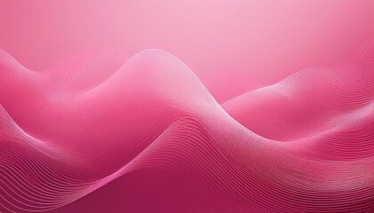Poster - Fluid pink waves abstract art digital design modern aesthetics soft texture artistic concept