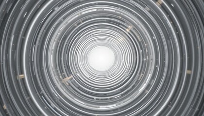 Poster - Exploring the infinite tunnel effect in digital art virtual space abstract environment perspective conceptual visualization