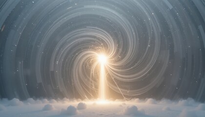 Poster - Cosmic spiral event dreamscape digital art ethereal environment wide angle view imagination concept for seo impact