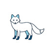 © Maidul - Arctic Fox Cartoon vector