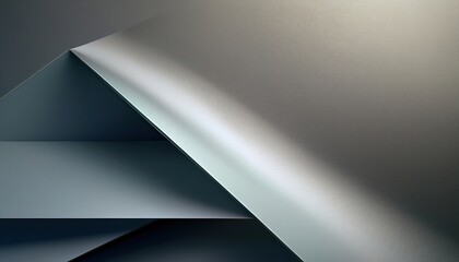 Poster - Artistic paper composition studio setting abstract content minimalist environment close-up view visual design concept for enhanced aesthetic appeal
