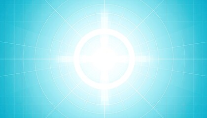 Poster - Radiant light burst abstract design digital art clean environment bright viewpoint visual concept for modern aesthetics