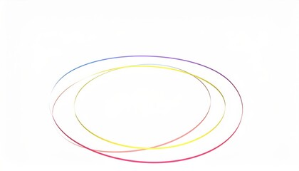 Poster - Dynamic circular motion display digital art studio animation visuals creative environment top-down view modern conceptualization for visual impact
