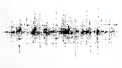vintage morse code chart – black on white