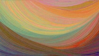 Poster - Vibrant abstract waves of color digital art modern design artistic expression dynamic composition contemporary aesthetic