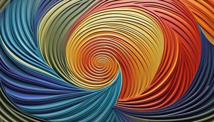 Poster - Dynamic swirling colors abstract art vibrant display creative studio macro view visual harmony